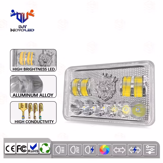 Motoled CD70 LED Built-in Accessories White Headlight Blue DRL Front Light Headlamp